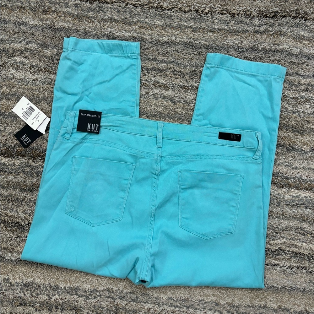 KUT From The Kloth Crop Straight Leg Jeans Sz 14 NWT | KUT Cropped Straight Leg- - Picture 13 of 13